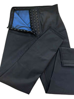 Fajas Wholesale Dark Blue Neoprene 3 Rows Hooks High Rise Figure Slimmer Leggings
