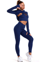 Fajas Wholesale 3-Piece Ultra Stretchy Workout Activewear