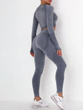 Lycra Seamless 2PCS Fitness Suit