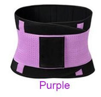 Fajas Wholesale Purple Sweat Band Tummy Control Waist Body Shaper