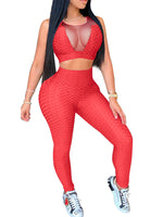Fajas Wholesale Big Size Sheer Mesh Sports Suit For Running