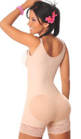 Beige Full Body Shapewear Larger Size Slimming Stomach