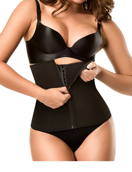 Fajas Wholesale Black Shaping Double Layer Waist Cincher Breathable