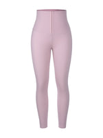 Fajas Wholesale Light Pink 2-In-1 Shapewear Leggings High Waist Slimming Tummy